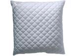 Microfaserkissen BILLERBECK "Emelie, Kissen made in Germany, Kuscheliges Faserkissen", weiß, B:80cm L:80cm, Füllung: 70% Polyester, 30% Lyocell (TENCEL™), Kopfkissen, mit separat waschbarer und Aloe-Vera veredeltem Bezug