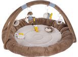 Baby Gym FEHN "Otter Theo, 3-D-Activity-Nest Otter", braun (braun, sand), Spielbögen, Baby, Baby Gym
