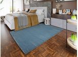 Teppich OCI DIE TEPPICHMARKE "NEW VILLA MELANGE, auch als Läufer und in rund", blau, B:160cm H:20mm L:230cm, Polypropylen, Teppiche, Teppich, dichter Shaggy, melierte uni Farben, robuster Hochflor, Wohnzimmer