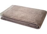 Duschtuch DYCKHOFF "Nadelstreifen", taupe, B:70cm L:140cm, Walkfrottee, Obermaterial: 100% Baumwolle, Handtücher, mit gemustertem Saumabschluss