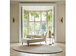 Teppich FLAIR RUGS "PUDDLE OMBRE WOOL", beige (natur), B:160cm H:11mm L:230cm, Wolle, Teppiche, Teppich, Wollteppich in Pfützenform
