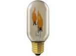 SEGULA LED-Filament "LED Radio Style smokey, E27", smokey, L:11cm Ø:4,5cm, Leuchtmittel