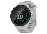 GARMIN Forerunner 55 Smartwatch steinweiß, schwarz