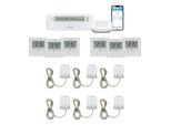 HOMEMATIC IP Smart-Home-Zubehör "Starter Bundle Fußbodenheizung- basic für 6 Räume", weiß, B:28,5cm H:32cm T:40,5cm, Smart-Home-Stationen, Smart-Home-Zubehör
