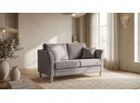 2-Sitzer HOME AFFAIRE "Arellano, Breite 155 cm", latte, B:155cm H:87cm T:86cm, Sofas, 2-Sitzer, klassisches Design, 2 Zierkissen inklusive, Webstoff fein, Chenille