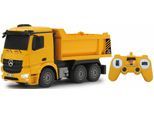RC-Truck JAMARA "Muldenkipper Mercedes Arocs", gelb, Fernlenkfahrzeuge, KinderB:28cm H:14cm T:10cm, Kunststoff, RC-Truck, mit LED-Licht, B:28cm H:14cm T:10cm