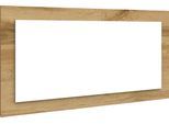 Spiegel BORCHARDT MÖBEL "Vaasa", braun (eichefarben wotan), B:75cm H:40cm T:2cm, Glas, Spiegel, Spiegel, mit Rahmen