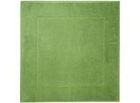 Badematte FRAMSOHN FROTTIER "Uni Basic Hotelmatte" Gr. 3, grün (moss grün), H:11mm, Baumwolle, Badematten, Badematte, große Farbpalette, Hergestellt in Österreich, Badezimmerteppich