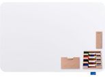 Whiteboard Legamaster Essence, für die Wandmontage im Querformat, B 900 x H 600 mm, Stahl weiß emailliert, magnethaftend, mit umfangreichem Zubehör