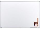 Legamaster Whiteboard PREMIUM, Hoch-/Querformat, Stahl weiß lackiert + Aluminiumrahmen, magnethaftend, mit umfangreichem Zubehör, B 1800 x H 1200 mm