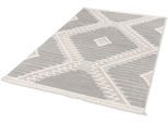 Teppich "Summer 6352", grau, B:200cm H:6mm L:290cm, Kunstfaser, SCHÖNER WOHNEN-KOLLEKTION, Teppiche, Teppich, In- und Outdoor geeignet, Hoch Tief Struktur, Robuster Teppich