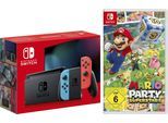 NINTENDO SWITCH Konsolen-Set, bunt (neonrot, neonblau), B:23,9cm H:10,2cm T:1,39cm, Spielekonsolen, inkl. Mario Party Superstars