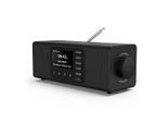 HAMA Digitalradio (DAB+) "DAB-Radio (mit Bluetooth, Stereo, Digitalradio, FM/DAB+, Radiowecker)", schwarz, Radios