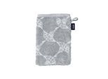 Waschhandschuh JOOP "Waschlappen Classic Cornflower 1er Pack" Gr. S, silber (grau), B:16cm, Obermaterial: 100% Baumwolle CO., Handtücher