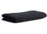 Badetuch MÖVE "Superwuschel", grau (dunkelgrau), B:100cm L:160cm, Walkfrottee, Baumwolle, Handtücher, Badetuch, Badetuch mit Bordüre, 100% Premium Cotton Baumwolle, einfarbig, weich