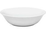 Salatschüssel VAN WELL "Gourmet", weiß, B:25,7cm H:7cm T:25,7cm Ø:25,7cm, Porzellan, Schüsseln, Salatschüssel, spülmaschinenfest und mikrowellengeeignet