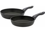 Pfannen-Set GSW "Nanopan", schwarz, Ø:28cm, Pfannen, Induktion