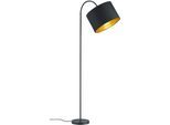 OTTO HOME Stehlampe "Jerrett", gold (schwarz, goldfarben), Ø 35cm H: 156cm, Leuchten, Stehleuchte mit flexiblem, schwenkbaren Schirm, Stehlampe