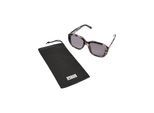 Sonnenbrille URBAN CLASSICS "Urban Classics Unisex 113 Sunglasses UC", Damen, grau leo, schwarz, Sonnenbrillen Sonnenbrille
