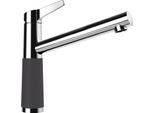Küchenarmatur SCHOCK "SC-510 FA ND", lila (dusk), B:20,1cm H:22,8cm Ø:5,1cm, Messing, Armaturen, Niederdruck, Festauslauf, Schwenkbereich 360