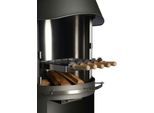 Grillspieß BUSCHBECK "Schaschlikspieß für Edelstahlgrill Auckland und Melbourne", grau (edelstahl), H:10cm L:53cm, Edelstahl, Spieße, Hochwertiger Edelstahl, mit Holzgriffen, Inkl. Halterung