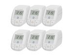 HOMEMATIC IP Heizkörperthermostat "6er Set Heizkörperthermostat basic", weiß, B:20cm H:10cm T:30cm, Heizkörperthermostate
