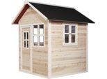Spielhaus EXIT "Loft 100", beige (natur, weiß), Spielhäuser, KinderB:149cm H:160cm T:135cm, Holz, Spielhaus, BxTxH: 149x141x160 cm, B:149cm H:160cm T:135cm