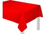 Tischdecke WIRTH "Lahnstein" Gr. 3, rot, B:130cm L:160cm, Polyester, Tischdecken, Tischdecke