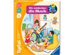 Kinderbuch RAVENSBURGER "tiptoi Wieso? Weshalb? Warum? Wir entdecken die Musik", bunt, B:24,5cm H:27,8cm, Bücher