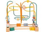 Motorikschleife SMALL FOOT "Safari", bunt, Motorikspielzeug, BabyB:14cm H:22cm T:20cm, Holz, Kunststoff, Metall, B:14cm H:22cm T:20cm