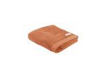 Handtuch TOM TAILOR "Handtuch Color Bath Towel 1er Pack" Gr. M, orange (koralle), B:50cm, Obermaterial: 100% Baumwolle CO., Handtücher