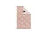 Gästehandtuch JOOP "Gästetuch Classic Cornflower 1er Pack" Gr. S, rosa (rosa (nude)), B:30cm, Obermaterial: 100% Baumwolle CO., Handtücher