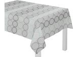 Tischdecke WIRTH "ZIRBELLO" Gr. 4, grün (mint), B:130cm L:190cm, Baumwolle, Polyester, Tischdecken, Tischdecke