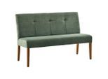 Cantus , Grün, Eichefarben , Holz, Textil , Eiche , massiv , 140x92x66 cm , FSC , Esszimmer, Bänke, Polsterbänke