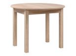 P & B , Sonoma Eiche , Holzwerkstoff , rund , 100x75x100 cm , ausziehbar , Esszimmer, Esszimmertische, Esstische, Holztische, Esstische Holz