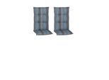Hochlehner Auflagen Tissa 2er-Set ca. 118x46 cm Blau