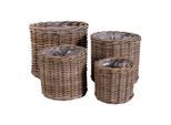 Korbset Bogor Baskets Braun, 4er Set