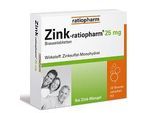 ZINK-RATIOPHARM 25 mg Brausetabletten 20 St