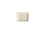 Bette BetteSupra Duschwanne 5710-001AE 90x70x6,5cm, Antirutsch/Pro, pergamon