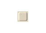 Bette BetteSupra Duschwanne 5820-001AE 80x80x6,5cm, Antirutsch/Pro, pergamon