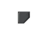 Bette BetteCaro Duschwanne 7189-400 90x90x3,5cm, raven