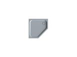 Bette BetteCaro Duschwanne 7189-412 90x90x3,5cm, quartz