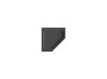 Bette BetteCaro Duschwanne 5319-400 80x80x3,5cm, raven