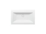 Bette Loft Einbau-Waschtisch A230-440PW 80x49,5x10cm, PW, snow
