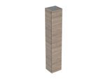 Geberit Renova Plan Hochschrank 504045JR1 1 Tür, Breite 33cm, Korpus/Front Nussbaum / Melamin Holzstruktur