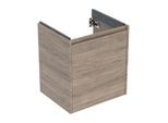 Geberit Renova Plan Waschtisch-Unterschrank 504024JR1 Korpus/Front Nussbaum / Melamin Holzstruktur, Breite 54,6 cm, 1 Tür