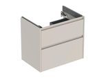 Geberit Renova Plan Waschtisch-Unterschrank 504029DB1 2 Schubladen, Korpus/Front sandgrau / lackiert seidenmatt, Breite 69,3 cm