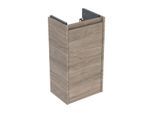 Geberit Renova Plan Unterschrank 504020JR1 32,4 x 60 x 23 cm, Korpus/Front Nussbaum / Melamin Holzstruktur, 1 Tür