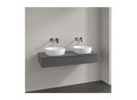 Villeroy und Boch Antao Waschtisch-Unterschrank K13150GK 120x19x50cm, Hahnloch, Waschbeckenplattenfarbe Lack, anthracite matt lacquer