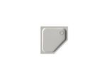 Bette BetteCaro Duschwanne 7189-410 90x90x3,5cm, silver
